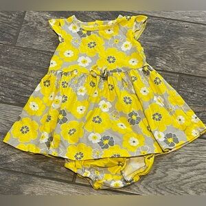 Girls’ Dress and Bloomers Set - Size 12m